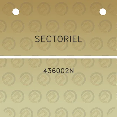 sectoriel-436002n