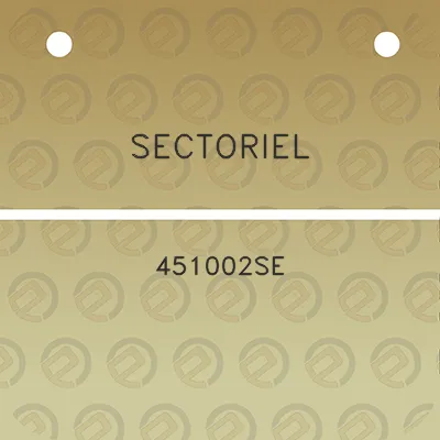 sectoriel-451002se