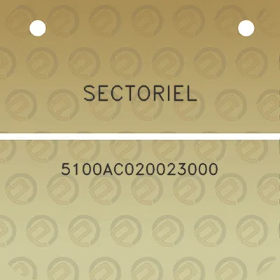 sectoriel-5100ac020023000