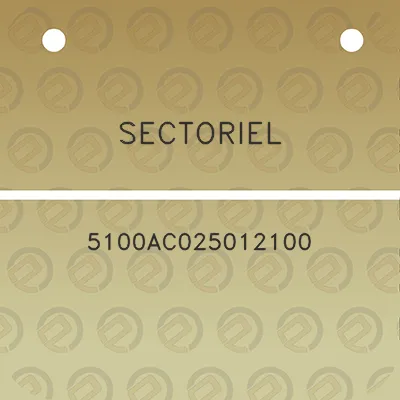 sectoriel-5100ac025012100