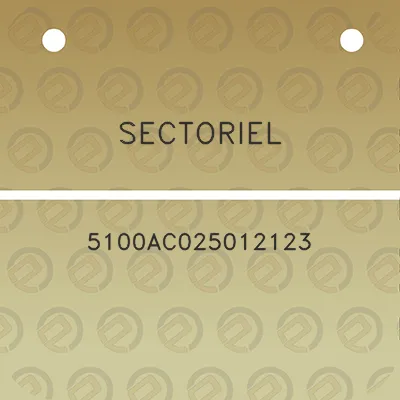 sectoriel-5100ac025012123