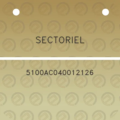 sectoriel-5100ac040012126