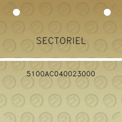 sectoriel-5100ac040023000