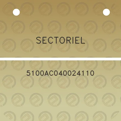 sectoriel-5100ac040024110