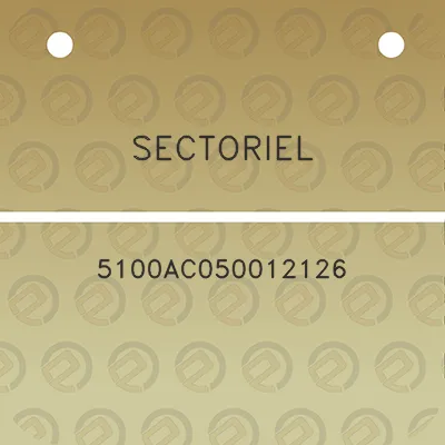 sectoriel-5100ac050012126