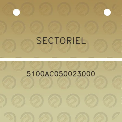 sectoriel-5100ac050023000