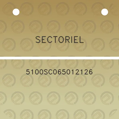 sectoriel-5100sc065012126