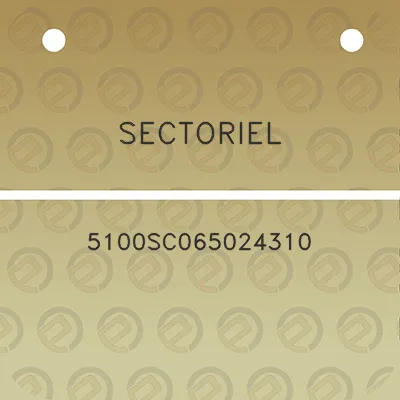 sectoriel-5100sc065024310