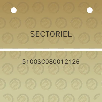 sectoriel-5100sc080012126