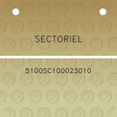 sectoriel-5100sc100023010