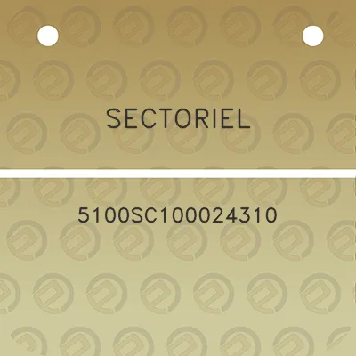 sectoriel-5100sc100024310