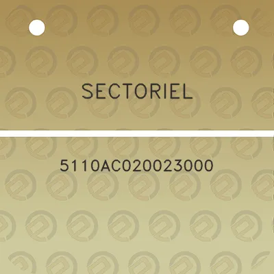 sectoriel-5110ac020023000