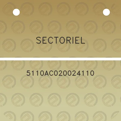 sectoriel-5110ac020024110