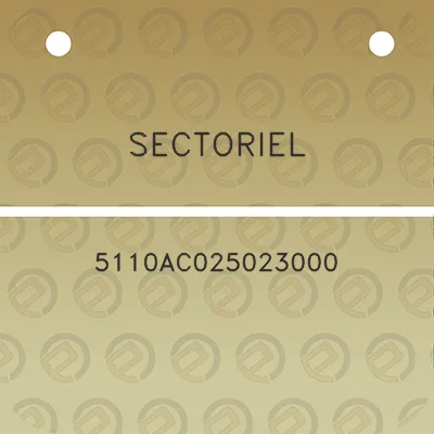 sectoriel-5110ac025023000