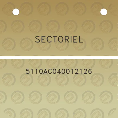 sectoriel-5110ac040012126