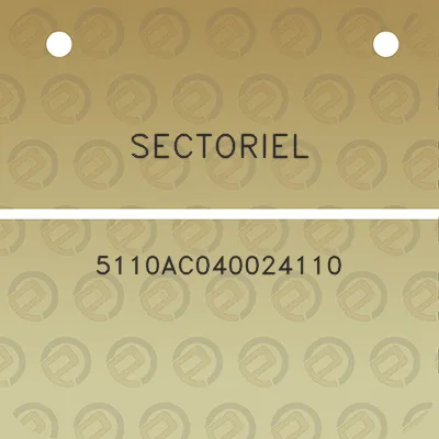 sectoriel-5110ac040024110