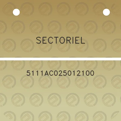 sectoriel-5111ac025012100