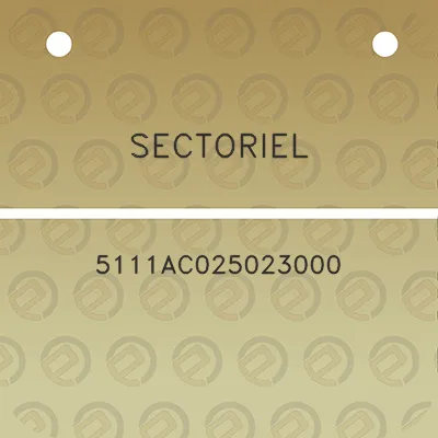 sectoriel-5111ac025023000