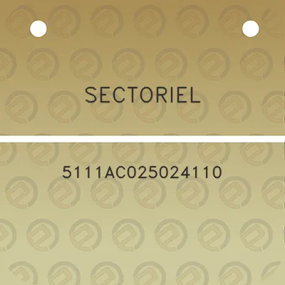 sectoriel-5111ac025024110