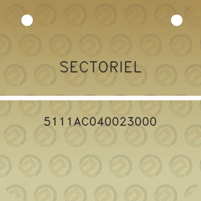 sectoriel-5111ac040023000