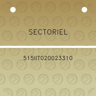 sectoriel-515iit020023310