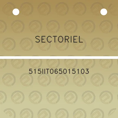 sectoriel-515iit065015103