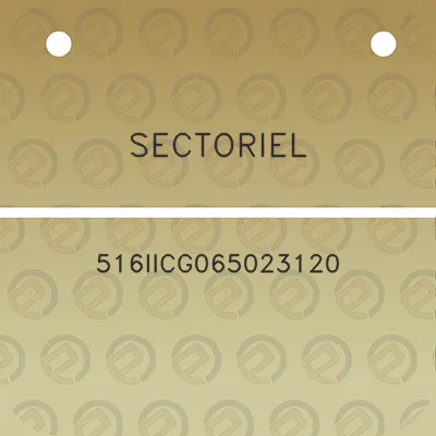 sectoriel-516iicg065023120