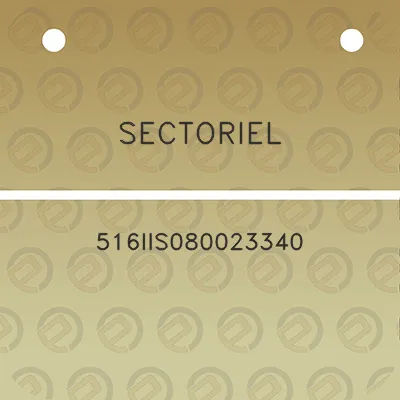 sectoriel-516iis080023340