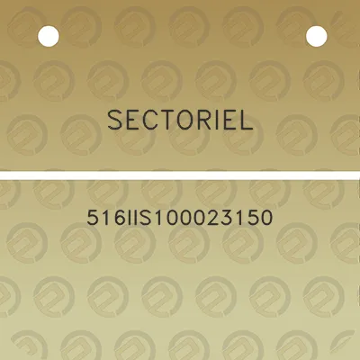 sectoriel-516iis100023150