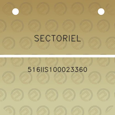 sectoriel-516iis100023360