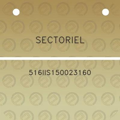 sectoriel-516iis150023160