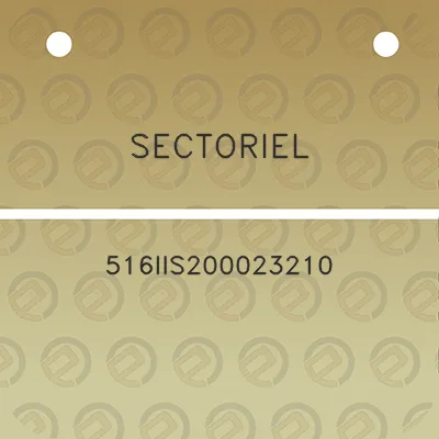 sectoriel-516iis200023210