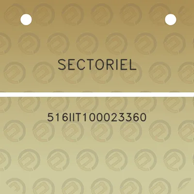 sectoriel-516iit100023360