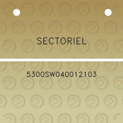 sectoriel-5300sw040012103