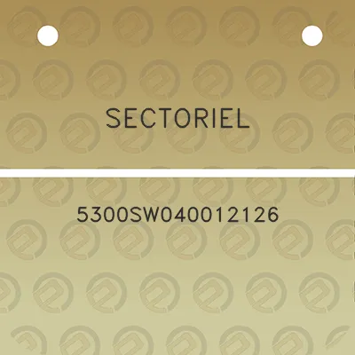 sectoriel-5300sw040012126