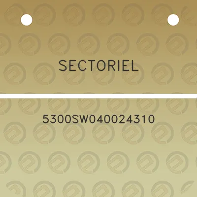 sectoriel-5300sw040024310