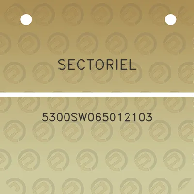 sectoriel-5300sw065012103