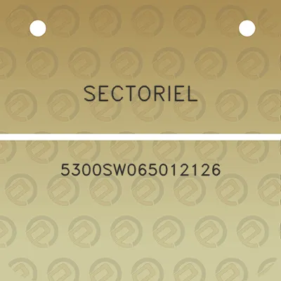 sectoriel-5300sw065012126