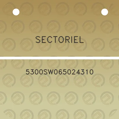 sectoriel-5300sw065024310