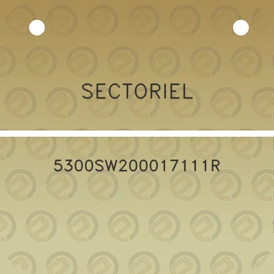 sectoriel-5300sw200017111r