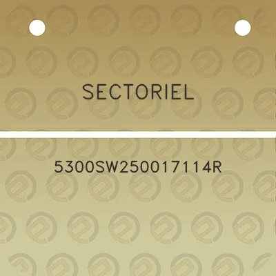 sectoriel-5300sw250017114r