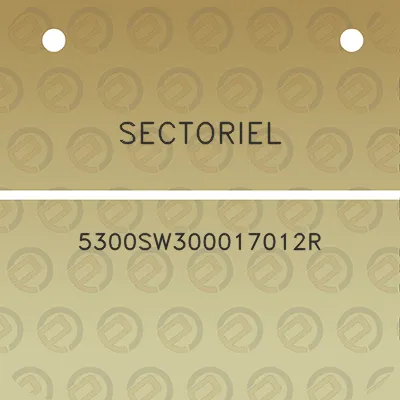 sectoriel-5300sw300017012r