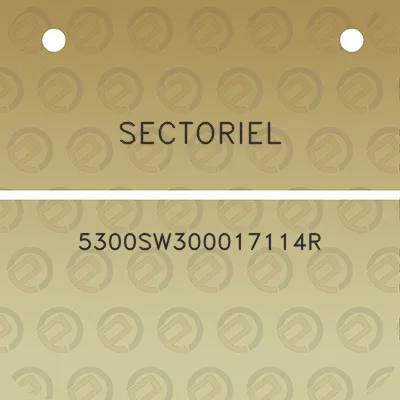 sectoriel-5300sw300017114r