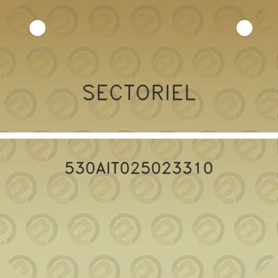 sectoriel-530ait025023310