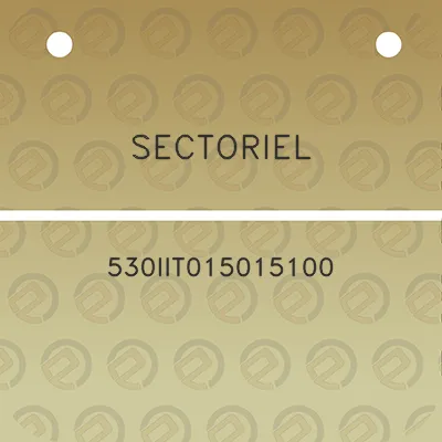 sectoriel-530iit015015100