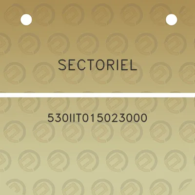 sectoriel-530iit015023000