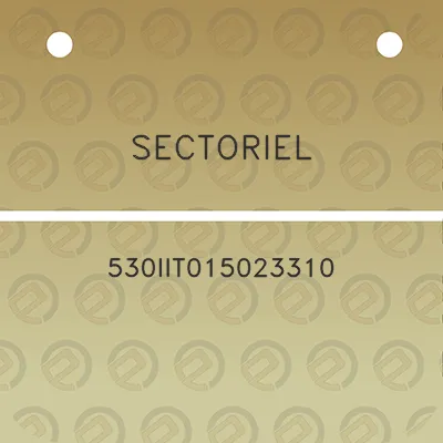 sectoriel-530iit015023310