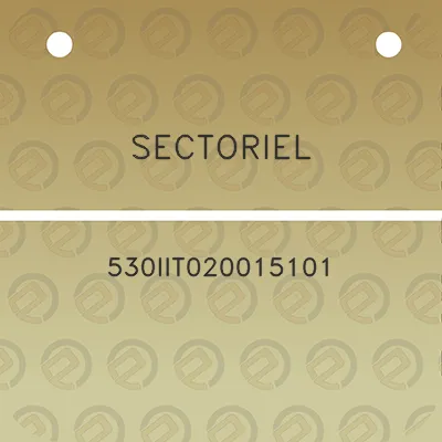 sectoriel-530iit020015101