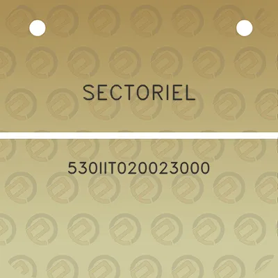 sectoriel-530iit020023000