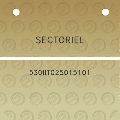 sectoriel-530iit025015101